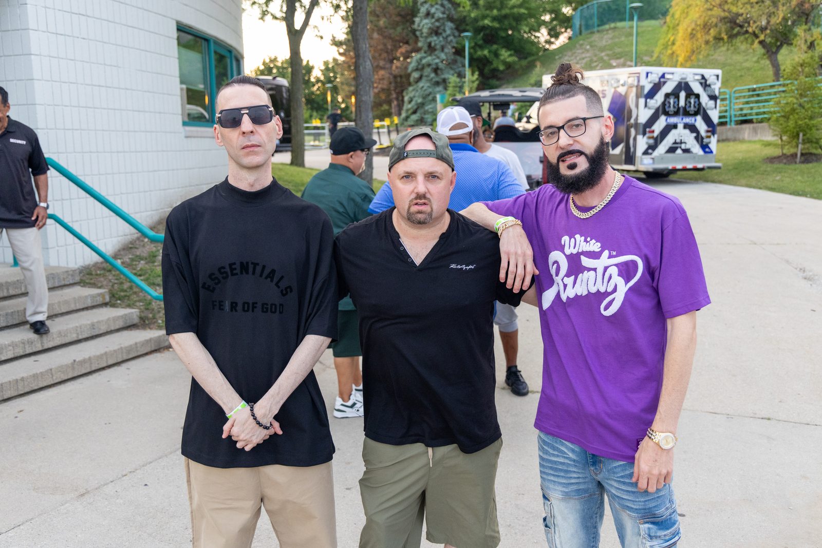 KING T and LUSS with Mikey Eckstein outdoors
